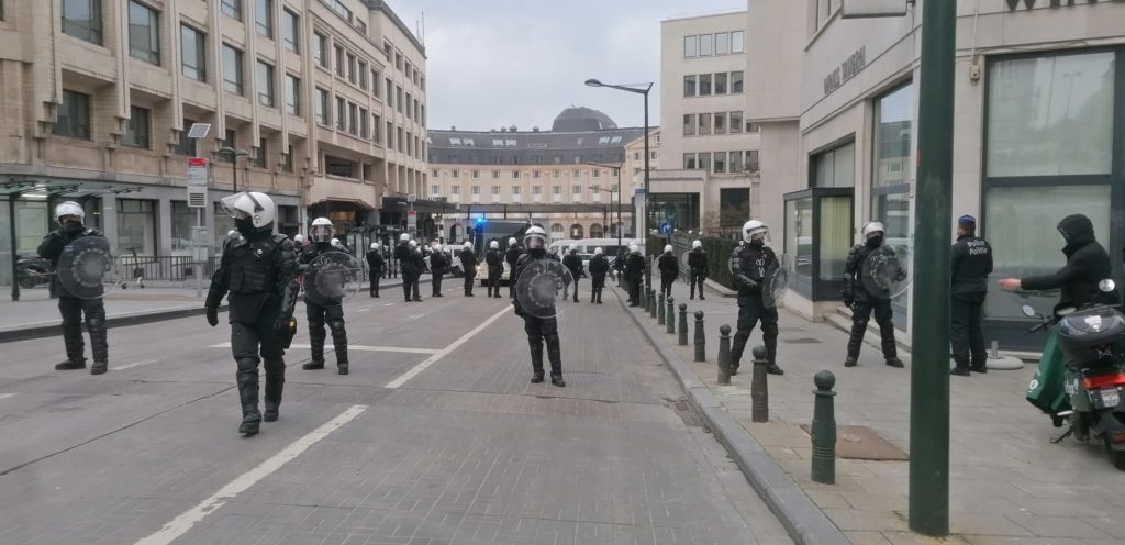 La police locale de Bruxelles