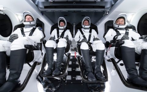 L'équipage de la deuxième mission de longue durée - Photo : SpaceX