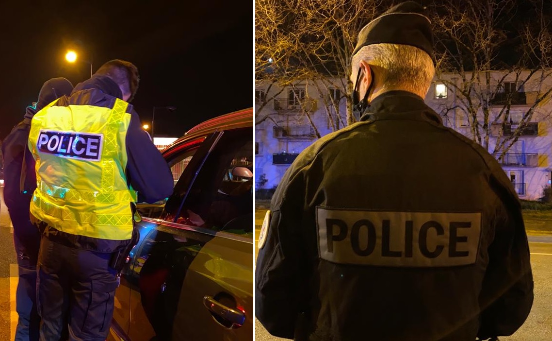 police nationale france contrôle attestation déplacement 10 km domicile Macron Darmanin