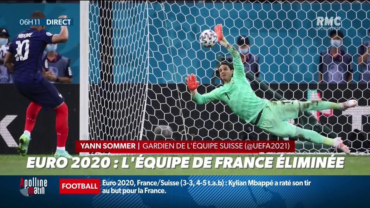 Euro 2021 : la France éliminée par la Suisse