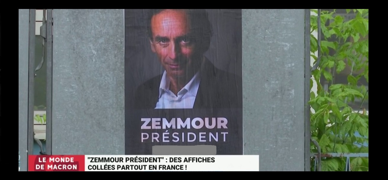 Zemmour, candidat à la présidentielle 2022
