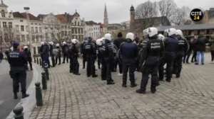 Manifestation contre les mesures covid du gouvernement