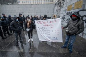 Les secteurs horeca impactés à Comines-Bizet Warneton - Photo : Dominique Botte.