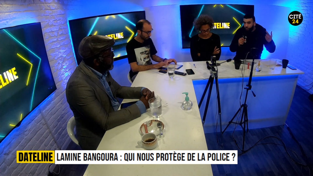 Débat sur Cité24 de l'affaire Lamine Bangoura, jeune décédé suite à une intervention de police en Belgique