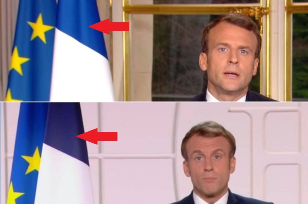 Emmanuel Macron a modifié le drapeau français