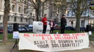 Un rassemblement avait lieu ce mardi 23 mars à Bruxelles