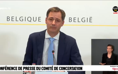 Le Premier ministre Alexander De Croo fait le point sur les mesures sanitaires covid en Belgique, suite au Comité de concertation du gouvernement fédéral