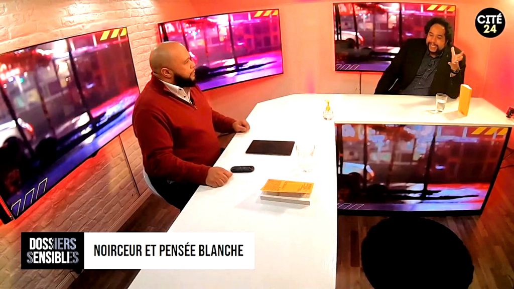 Norman Ajari dans Dossiers Sensibles (Cité24), le 3 février 2022.