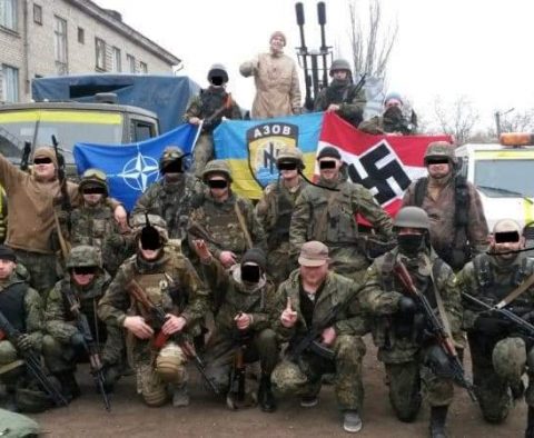 Le bataillon Azov, ouvertement néonazi, intégré à l’armée nationale ukrainienne.