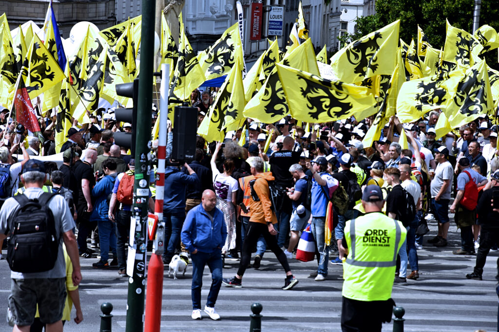 Vlaams belang brussel manifestation