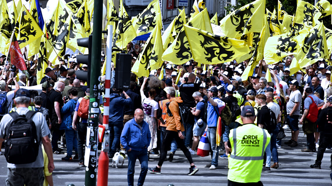 Vlaams belang brussel manifestation